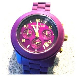 Authentic Michael Kors rubber band watch